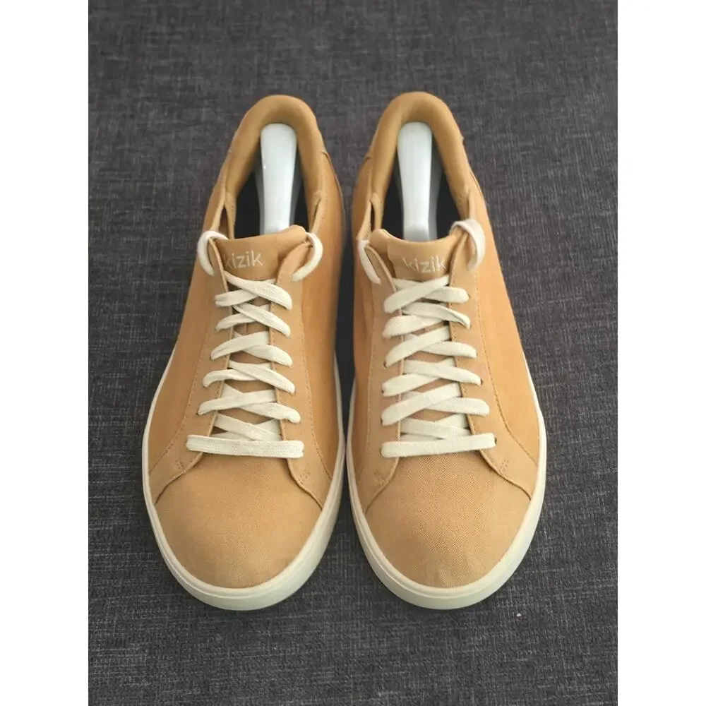 Kizik Irvine Hands Free Canvas Sneakers Maple Sugar Men 10